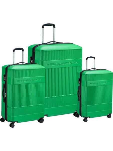 Delsey x United Colors of Benetton Σετ Βαλίτσες 3τμχ Πράσινες