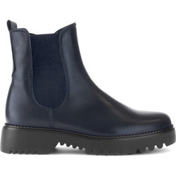 Gabor Γυναικεία Μποτάκια Chelsea Δερμάτινα Navy Μπλε 72751-56