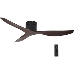 Adeleq 18-465 Ανεμιστήρας Οροφής 132cm 32W με Τηλεχειριστήριο Μαύρος