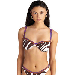 BLU4U Bikini Top Animal Print Καφέ 26366562-18