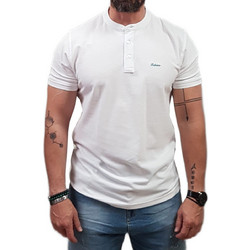 Rebase Ανδρική Μπλούζα Polo Κοντομάνικη Λευκή 261RPS-3065