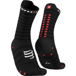 Compressport Pro Racing Ανδρικές Κάλτσες Ψηλές με Σχέδια Μαύρες XU00050B-0906