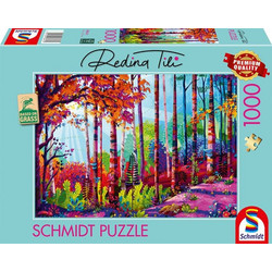 Puzzle Schmidt Redina Tili In the Heart of the Forest 1000 Κομμάτια