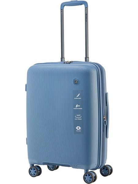 Guy Laroche 2891 Βαλίτσα Μεσαία 66.5x46x28.5cm με 4 Ρόδες Μπλε