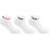 Fila Bamboo Ανδρικές Κάλτσες Κοντές με Σχέδια Λευκές 3Pack F5514-300