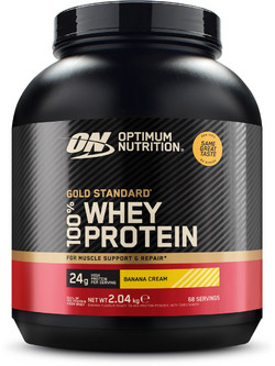 Optimum Nutrition Gold Standard 100% Whey Banana Πρωτεΐνη Ορού Γάλακτος Γράμμωσης 2.04kg