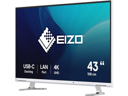 Eizo FlexScan EV4340X-WT IPS Monitor 42.5" 3840x2160 4K UHD 60Hz 5ms