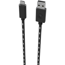 Snakebyte SB916106 Braided USB-A to USB-C 3m Black White
