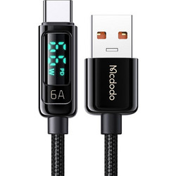 Mcdodo CA-8690 Braided USB-A to USB-C 1.2m Black