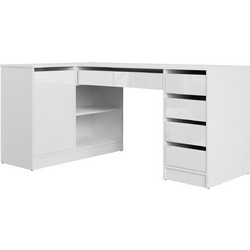 PoliHome Ada Γωνιακό Γραφείο Ξύλινο 158x98x76cm 163152369