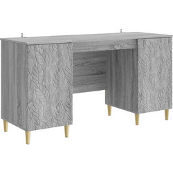 vidaXL Γραφείο Υπολογιστή Ξύλινο 142.5x50x75cm 3414618