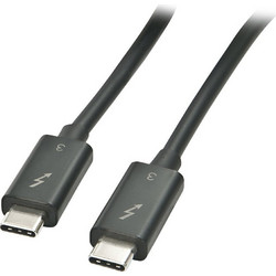 Lindy 41555 Thunderbolt 3 USB-C to USB-C 0.5m Black