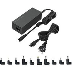 Conceptronic OZUL08B10 Φορτιστής Laptop 90W 20V με Αποσπώμενο Καλώδιο Τροφοδοσίας και Σετ Βυσμάτων