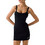 Guess Stella Mini Καλοκαιρινό Καθημερινό Φόρεμα Ριπ Μαύρο V6GK11K3181-JBLK