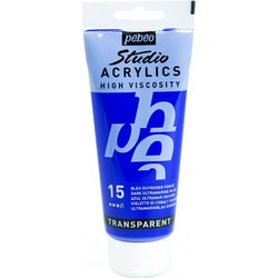 Pebeo Studio Acrylics 15 Dark Ultramarine Blue Ακρυλικό Χρώμα Ζωγραφικής 100ml