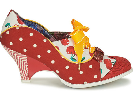 Irregular Choice Χειμερινές Γυναικείες Πλατφόρμες Κλειστές Χαμηλές Κόκκινες 4076-2-AK