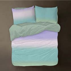 Isadore Lorraine Σετ Σεντόνια Υπέρδιπλα Βαμβακερά 240x260 Gradient Green