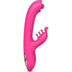 Giselle Vibrator with Rotating Tip Pink
