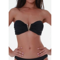 Bluepoint Bikini Top Strapless με Ενίσχυση Μαύρο 26066096-02