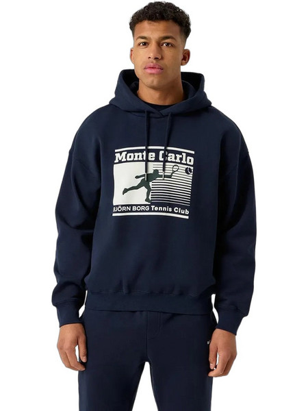 Bjorn Borg Ανδρικό Φούτερ με Κουκούλα Navy Μπλε 10005843-NA014