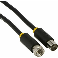 ProLink Καλώδιο Κεραίας Coax Male to Coax Male 1.5m Black PB253-0150