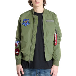 Alpha Ανδρικό Μπουφάν Χειμωνιάτικο Bomber Χακί 15612901