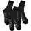 Sofsole Ανδρικές Κάλτσες Ψηλές με Σχέδια Μαύρες 3Pack 29756