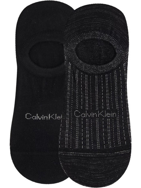 Calvin Klein Ανδρικές Κάλτσες Σοσόνια με Σχέδια Μαύρες 2Pack 701237872-004