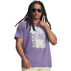 Under Armour Ανδρικό Αθλητικό T-Shirt Μωβ 6009244-520