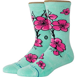 Stance 99 Cents Crew Ανδρικές Κάλτσες Ψηλές Γαλάζιες A555A2699C-JAD