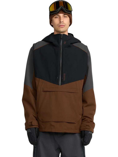 Volcom Brighton Pullover G0652606-BRN Ανδρικό Μπουφάν για Ski & Snowboard