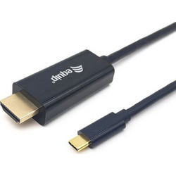 Equip Καλώδιο HDMI Male to USB-C Male 2m Black 133412