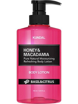 Kundal Honey & Macadamia Basil & Citrus Ενυδατική Lotion Σώματος 500ml