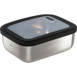Gefu Provido Δοχείο Φαγητού Inox 2.6lt Ασημί Μαύρο