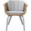 HomeMarkt Victus Πολυθρόνα Κήπου Αλουμινίου Μπεζ 2τμχ HM6559.02
