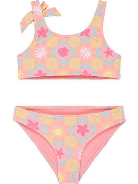 Roxy Παιδικό Μαγιό Bikini Set για Κορίτσι Ροζ ERLX203226-XMGN