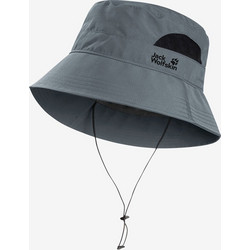Jack Wolfskin Ανδρικό Καπέλο Bucket Υφασμάτινο Γκρι A64897-F0303