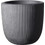 Supergreens Stripe XL Γλάστρα Εσωτερικού Χώρου Στρογγυλή Πήλινη Γκρι 44x36.5cm D-4940-8