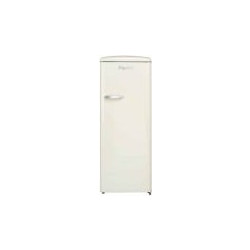 Frigelux RF218RCD Retro Μονόπορτο Ψυγείο 218lt Υ144xΠ55xΒ57.5cm Μπεζ