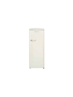 Frigelux RF218RCD Retro Μονόπορτο Ψυγείο 218lt Υ144xΠ55xΒ57.5cm Μπεζ