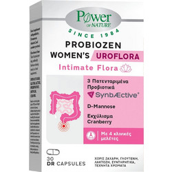 Power Health Probiozen Women's Uroflora Intimate Flora Προβιοτικά 30 Κάψουλες