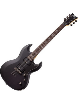 Schecter Demon S-II Ηλεκτρική Κιθάρα ST Style με Μαγνήτες HH Aged Black Satin