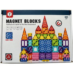 Blue Toys Magnet Blocks Κατασκευές 72τμχ