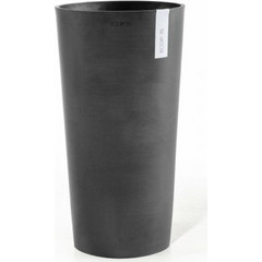 Ecopots Amsterdam Mid High 90 Γλάστρα Στρογγυλή Πλαστική Ανθρακί 50x90cm 31693-4647