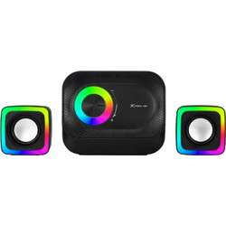 Xtrike-me SK-502 Ηχεία Υπολογιστή 2.1 11W με RGB Φωτισμό Μαύρα
