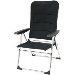 Spitishop Καρέκλα Παραλίας Αλουμινίου Μαύρη AC1239K