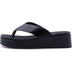 B-Soft Γυναικείες Σαγιονάρες Platforms Μαύρες 218-822