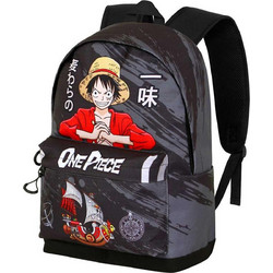 Karactermania One Piece Σχολική Τσάντα Πλάτης Δημοτικού Μαύρη 09477