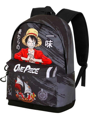 Karactermania One Piece Σχολική Τσάντα Πλάτης Δημοτικού Μαύρη 09477