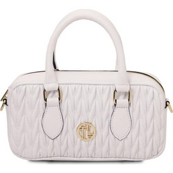 Tuscany Leather Γυναικείο Τσαντάκι Χειρός Δερμάτινο Λευκό TL142447